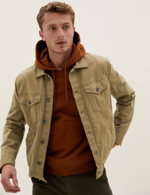 M&s mens cheap denim jacket