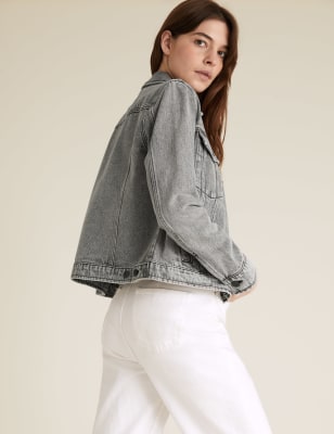 witchery teddy trucker jacket