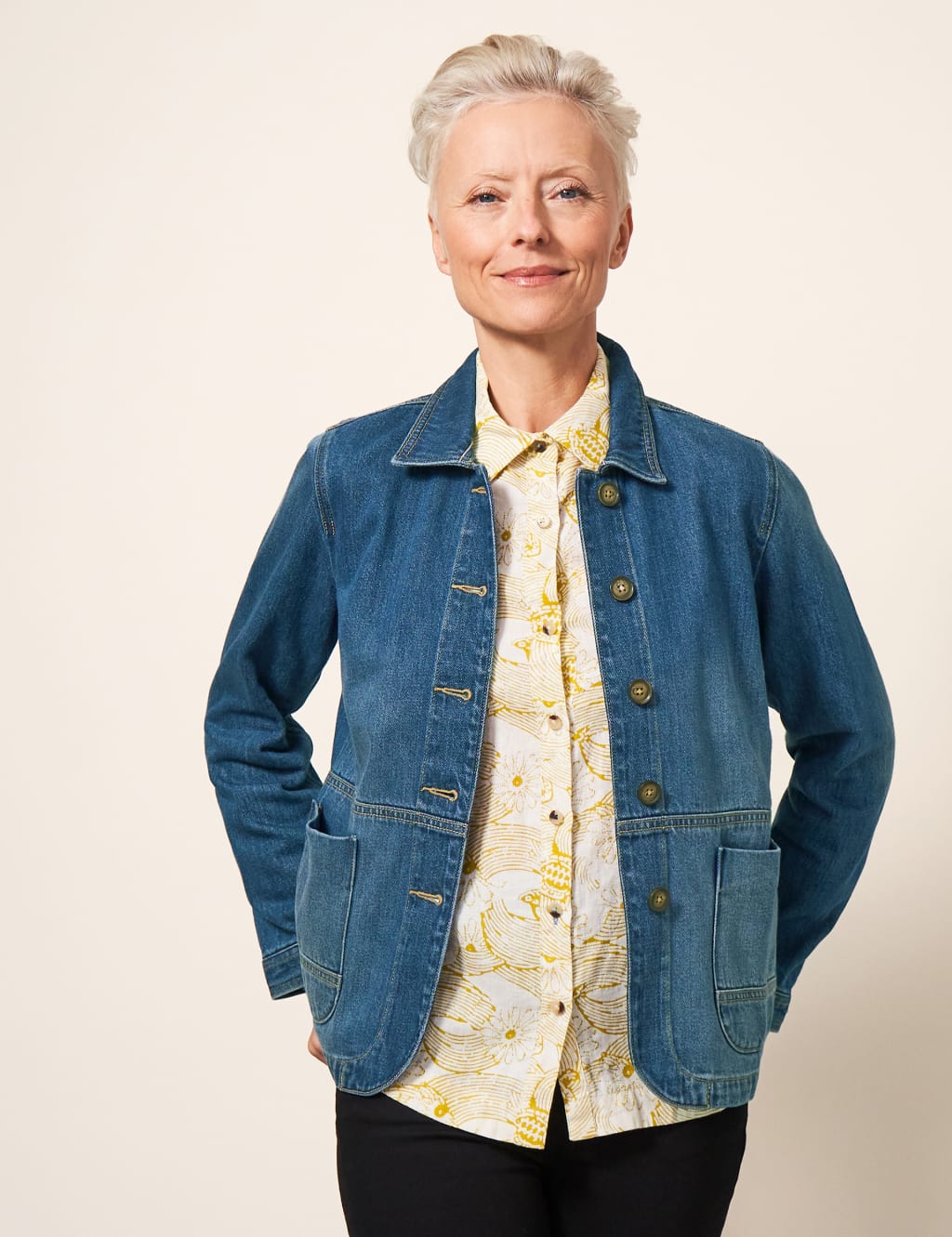 Denim Jacket White Stuff M S