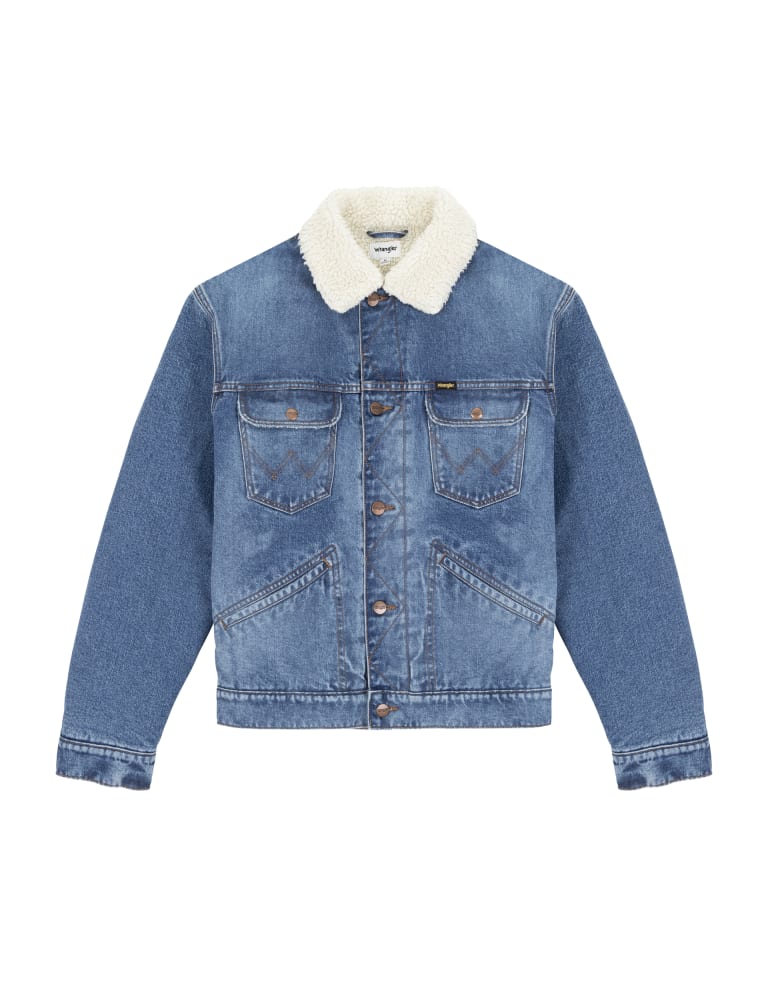 Wrangler on sale borg jacket