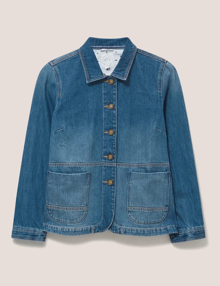 Sixth june longline denim jacket with fleece lining outlet