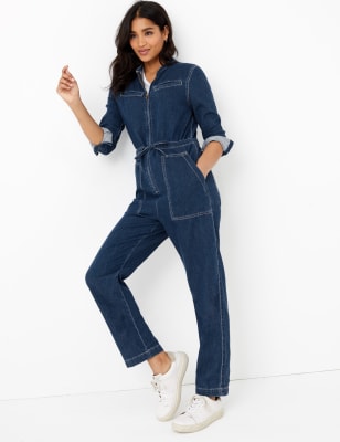 denim jumpsuit