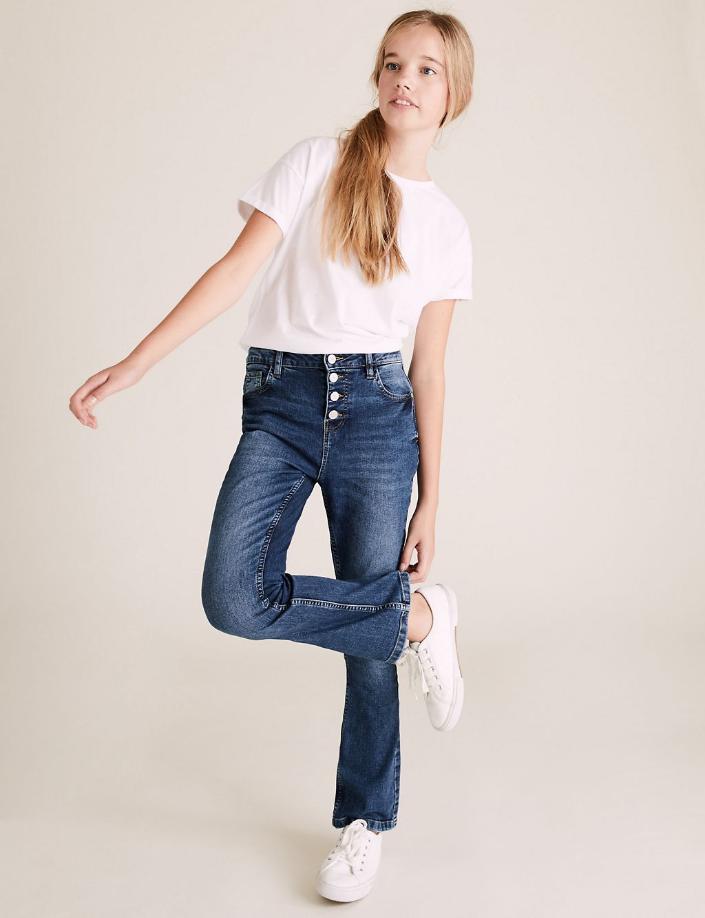 Denim Kickflare Jeans (6-16 Yrs) 3 of 3