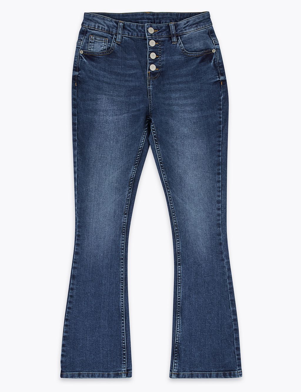 Denim Kickflare Jeans (6-16 Yrs) 1 of 3