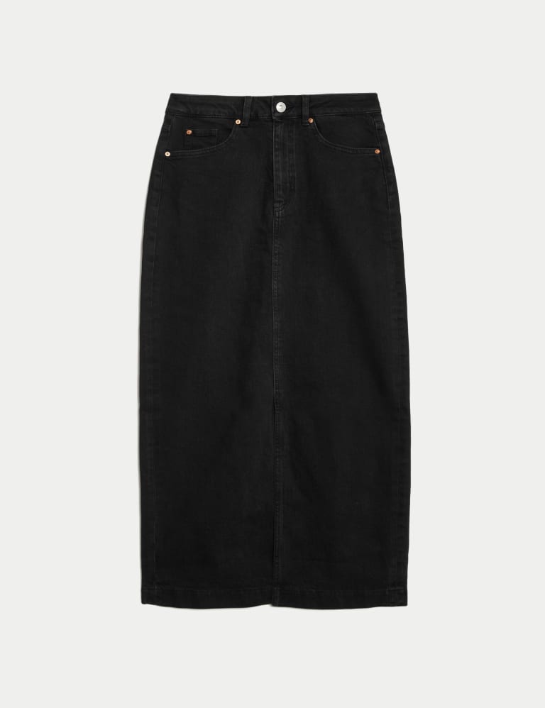 Black skirt m&s top