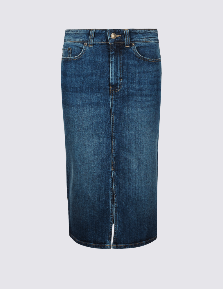 Denim skirt marks and spencer best sale