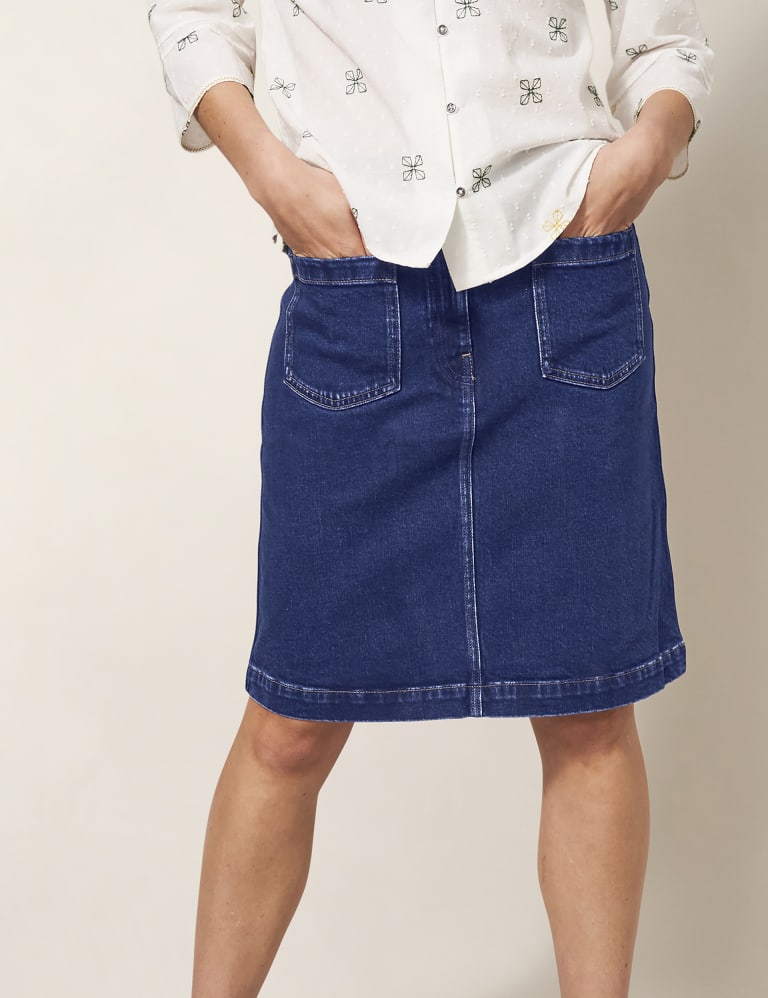 Denim skirt clearance white stuff