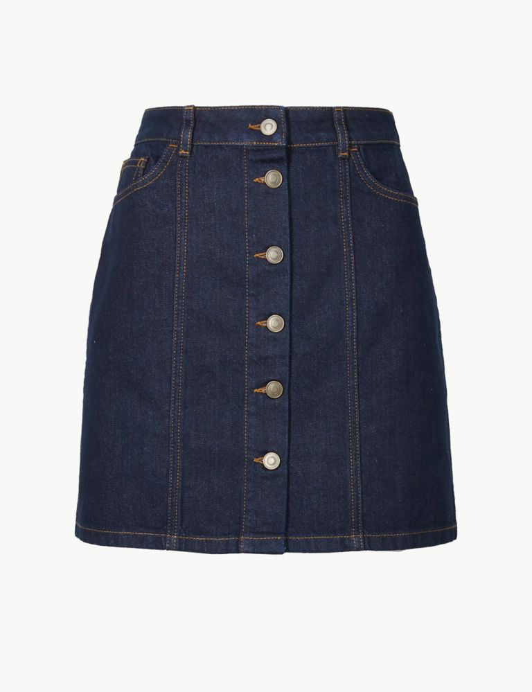 Denim Mini Skirt 3 of 5