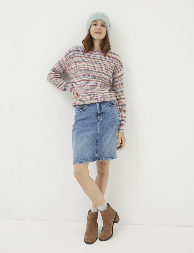 Denim Mini Skirt