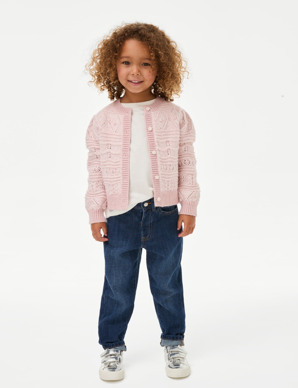 Denim Mom Fit Elasticated Waist Jeans (2-8 Years) 3 of 5