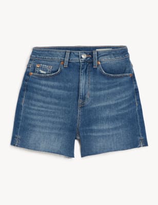 Denim Mom High Waisted Shorts Image 2 of 5