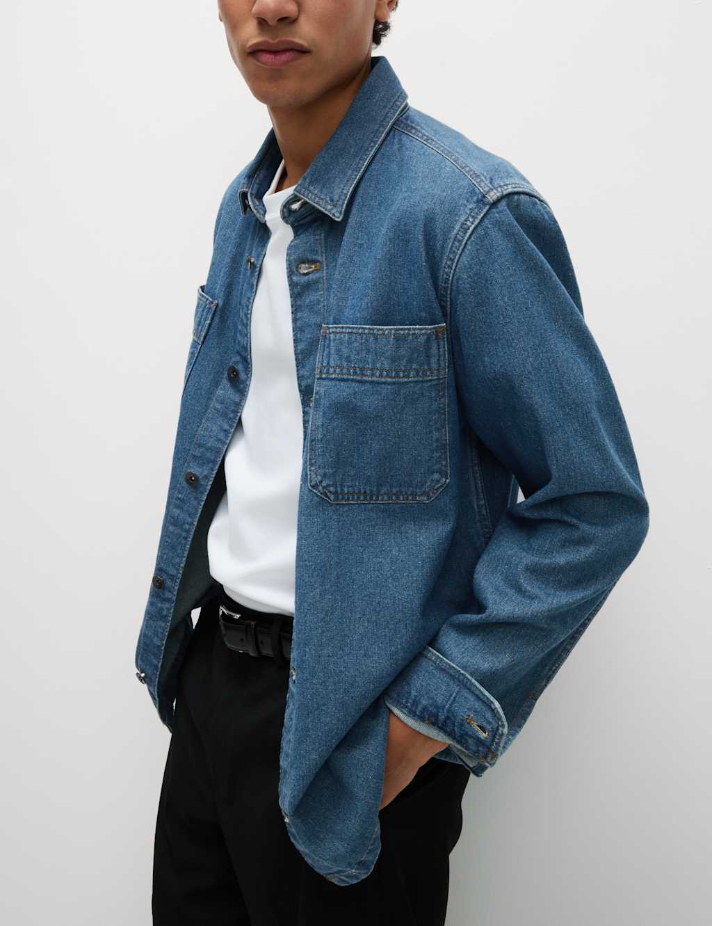 Denim Overshirt 1 of 5