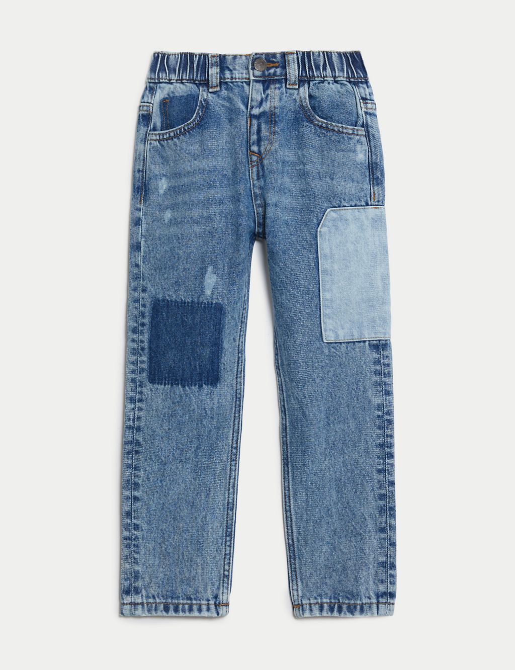 Denim Patch Jeans (2-8 Yrs) 1 of 5