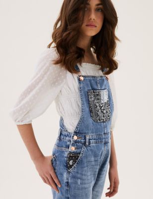 Harry Potter™ Denim Dungarees (6-16 Yrs), M&S Collection