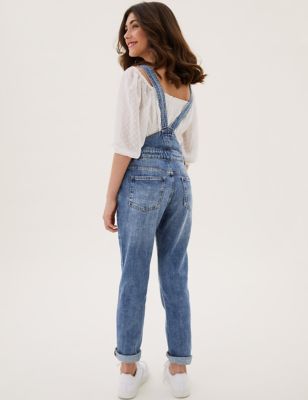 Denim Dungarees (6-16 Yrs), M&S Collection