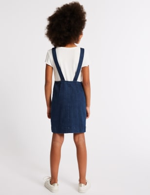 m&s pinafore dress