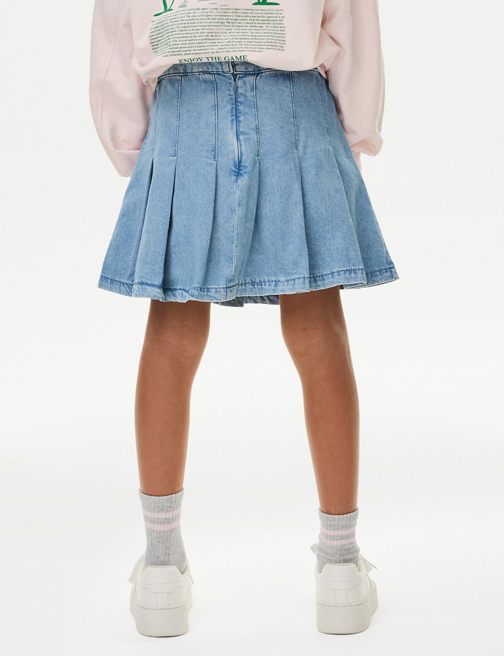 Denim Pleated Skirt (6-16 Yrs) 5 of 5