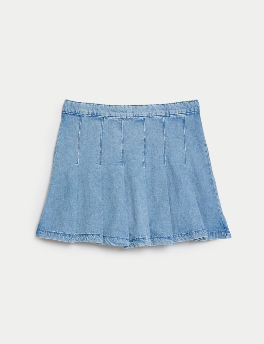 Denim Pleated Skirt (6-16 Yrs) 1 of 5