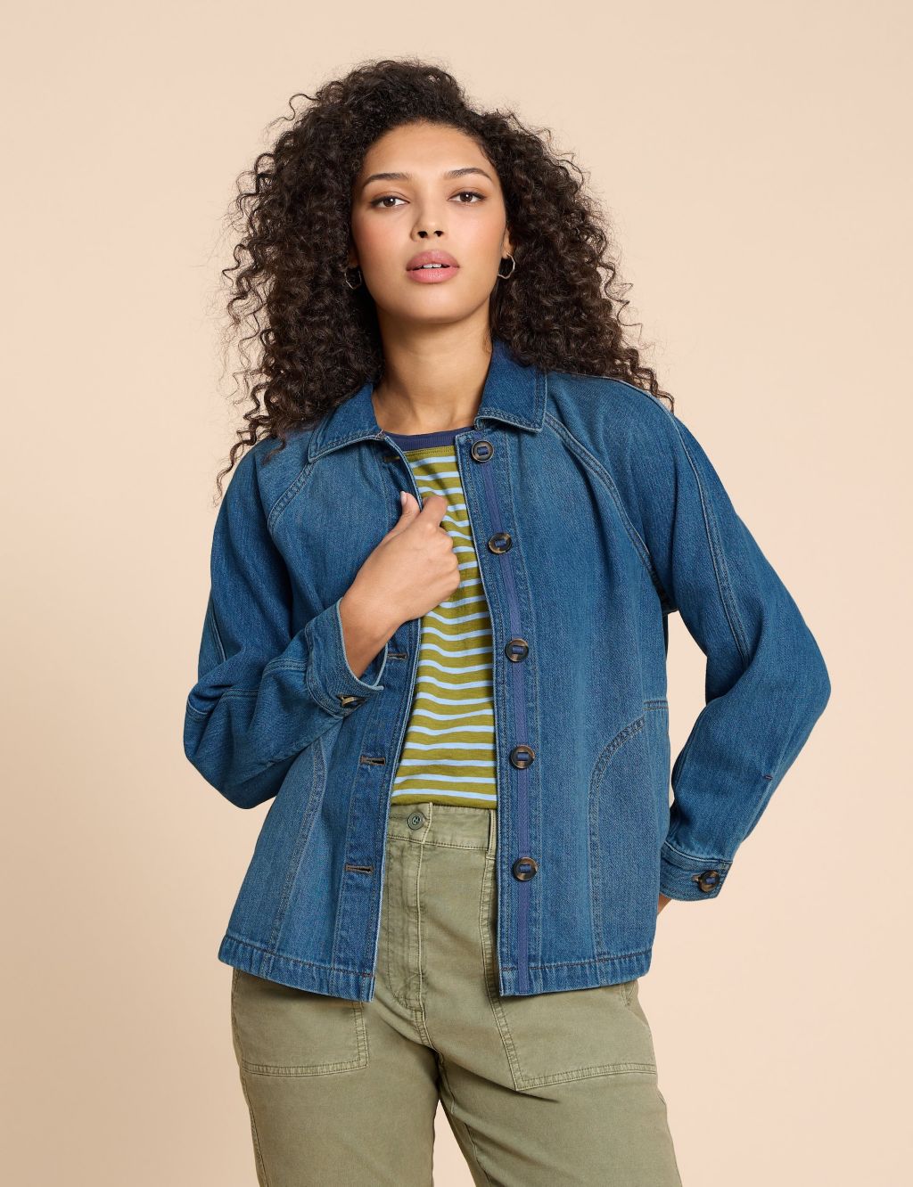 Denim Relaxed Jacket 3 of 5