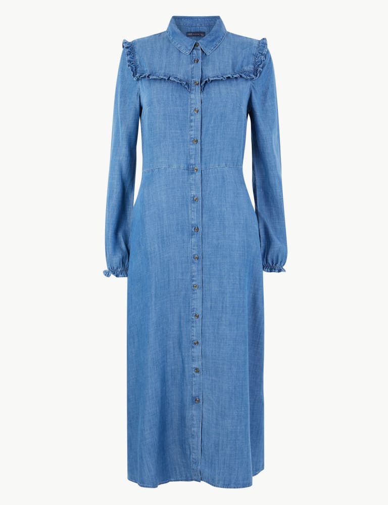 Marks & spencer denim dress sales