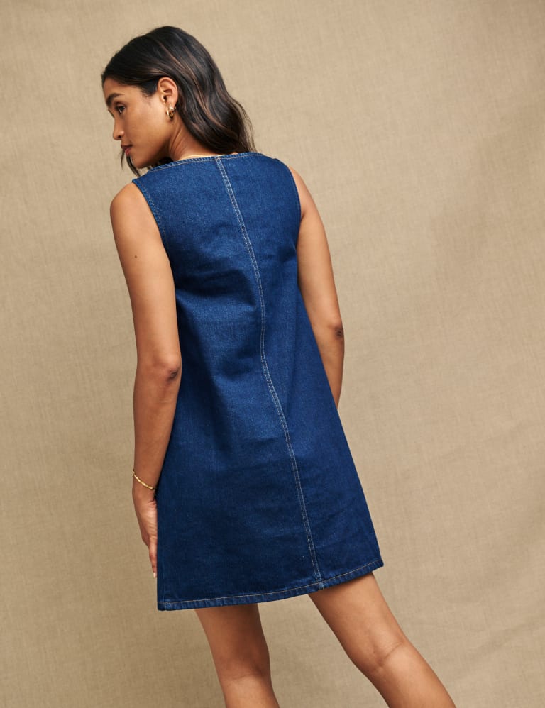Holding horses denim dress top