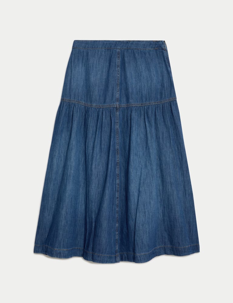 Black midi skirt m&s clearance
