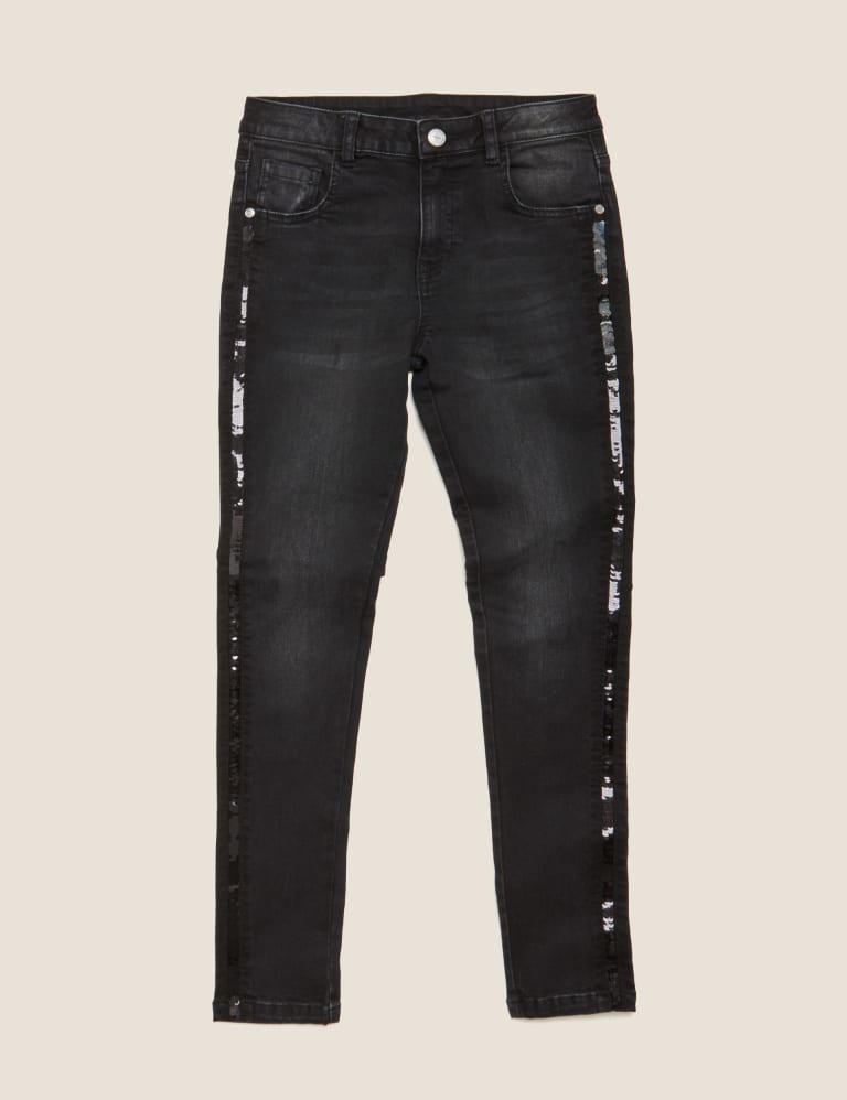 Denim side stripe jeans 2025