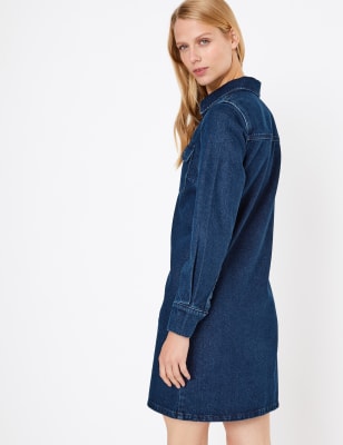 denim shirt dress marks and spencer