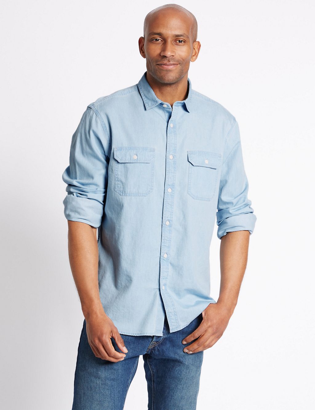 Denim Shirt with Pockets 3 of 4