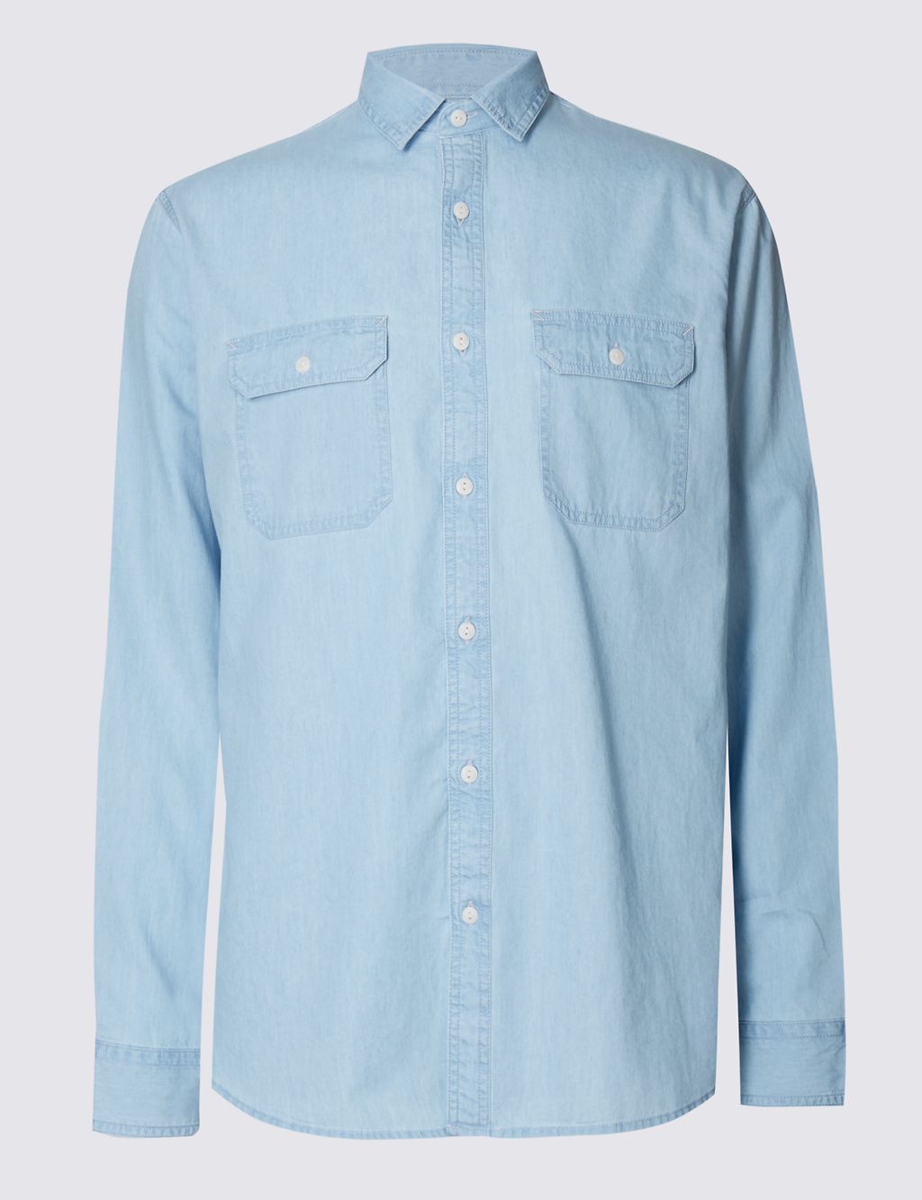 Denim Shirt with Pockets 1 of 4