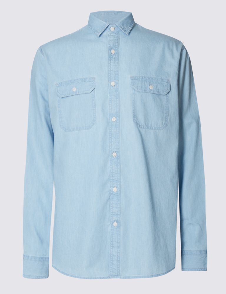 Denim Shirt with Pockets 2 of 4