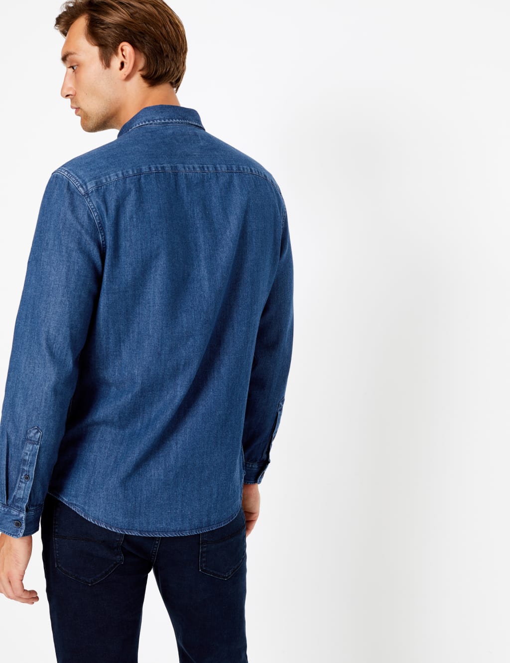Denim Shirt M S Collection M S