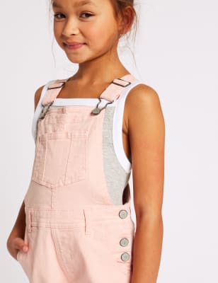 Denim Short Dungarees with Stretch (3-16 Years)