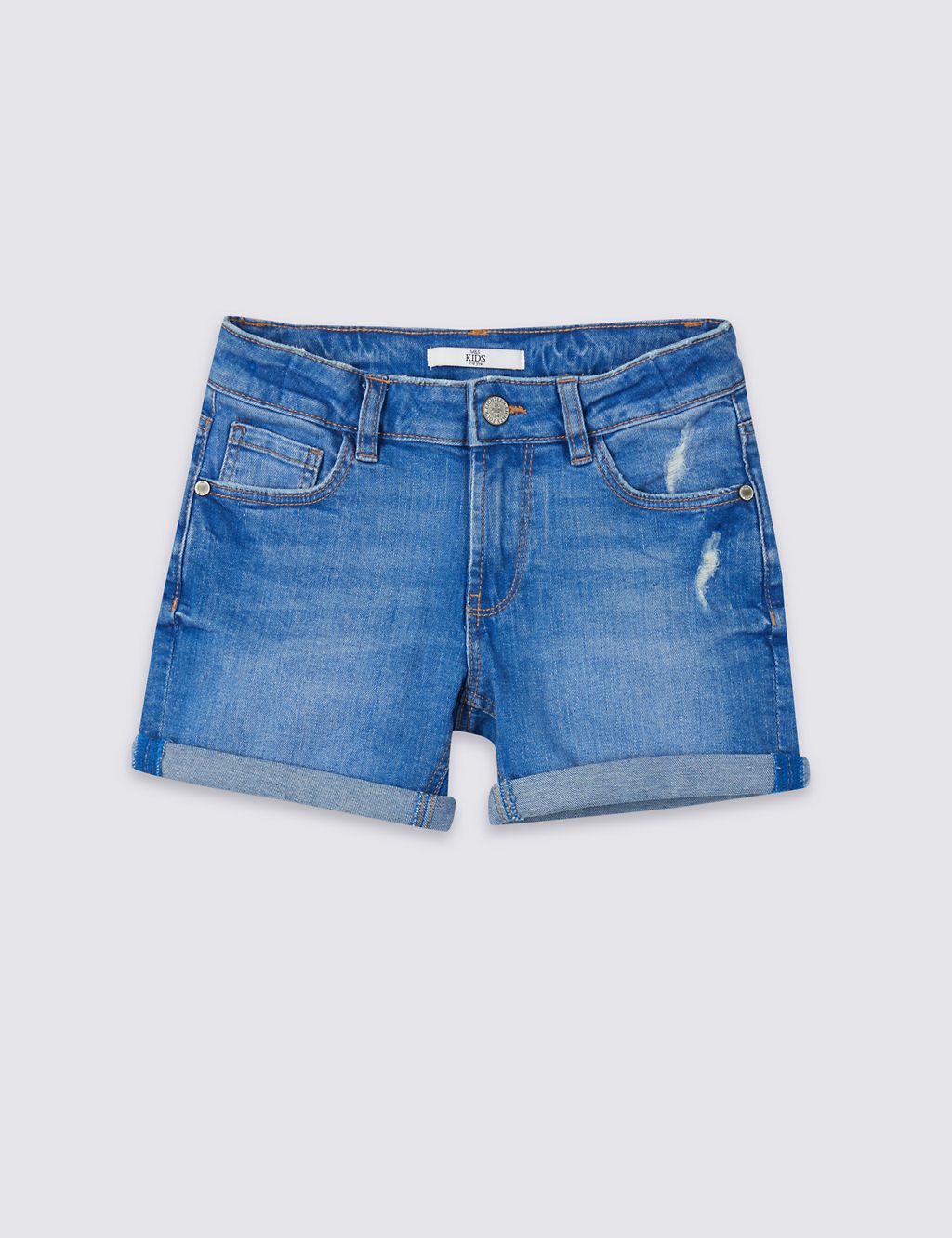 Denim Shorts with Stretch (3-16 Years) 1 of 4