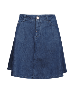 jean skater skirt