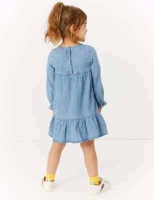 marks and spencer ladies denim dress