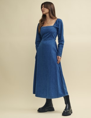 Long tea clearance dress