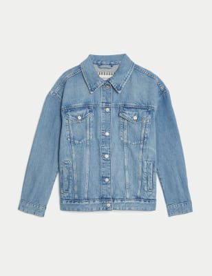 Denim Trucker Jacket Image 2 of 7