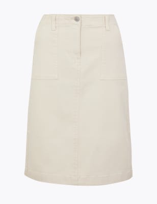 marks and spencer denim skirt