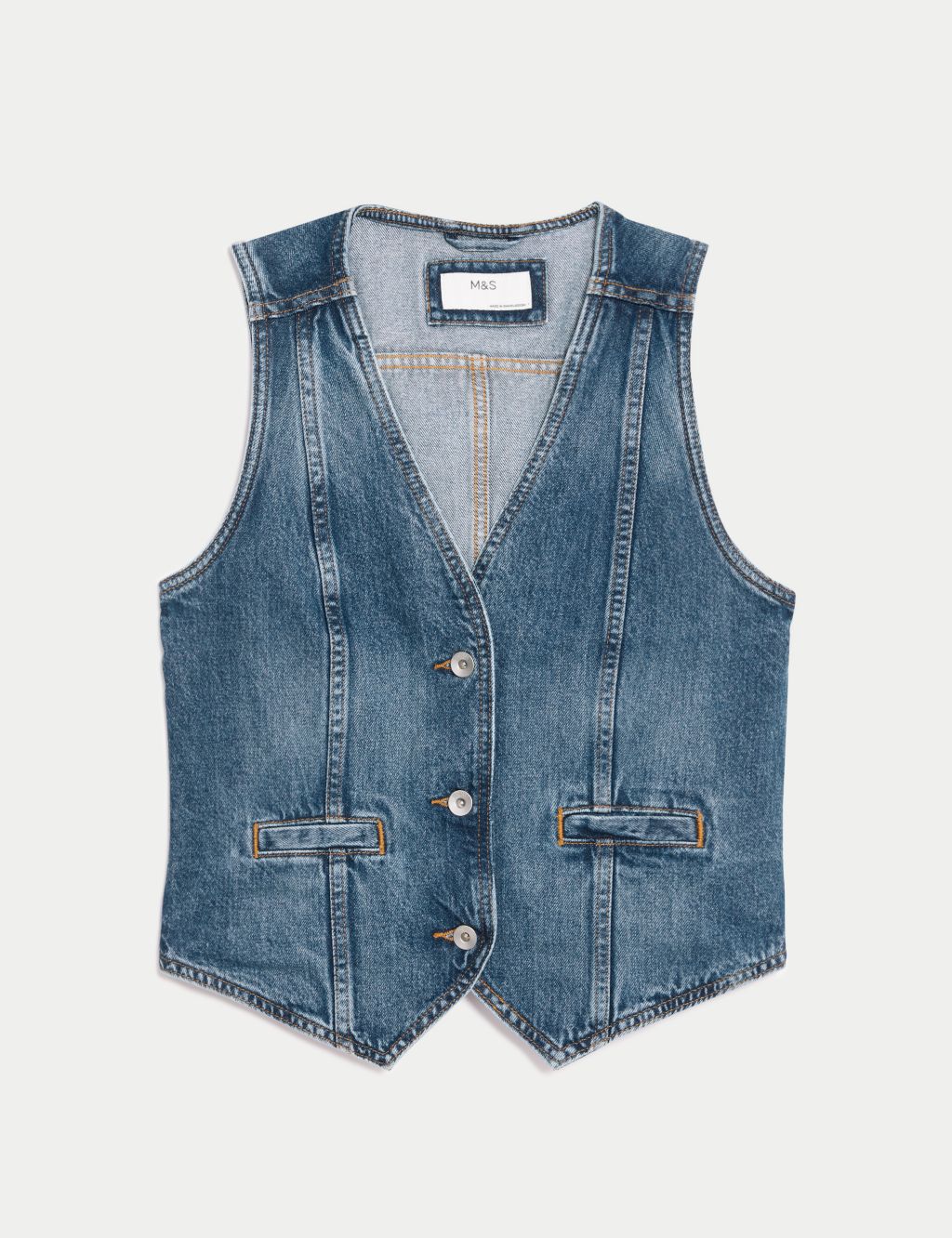 Denim Waistcoat 1 of 6