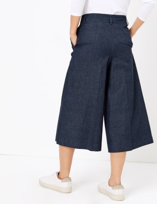 Soft hot sale denim culottes