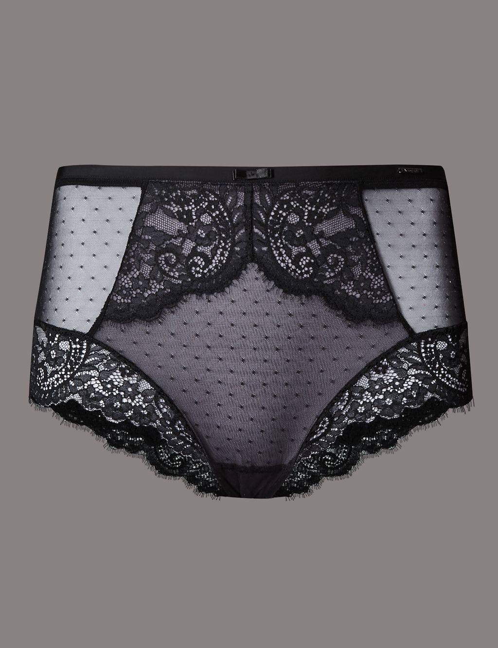 Dentelle Lace High Waist Knickers 1 of 5