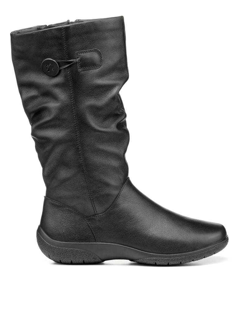 Mid calf length sales boots wide fit