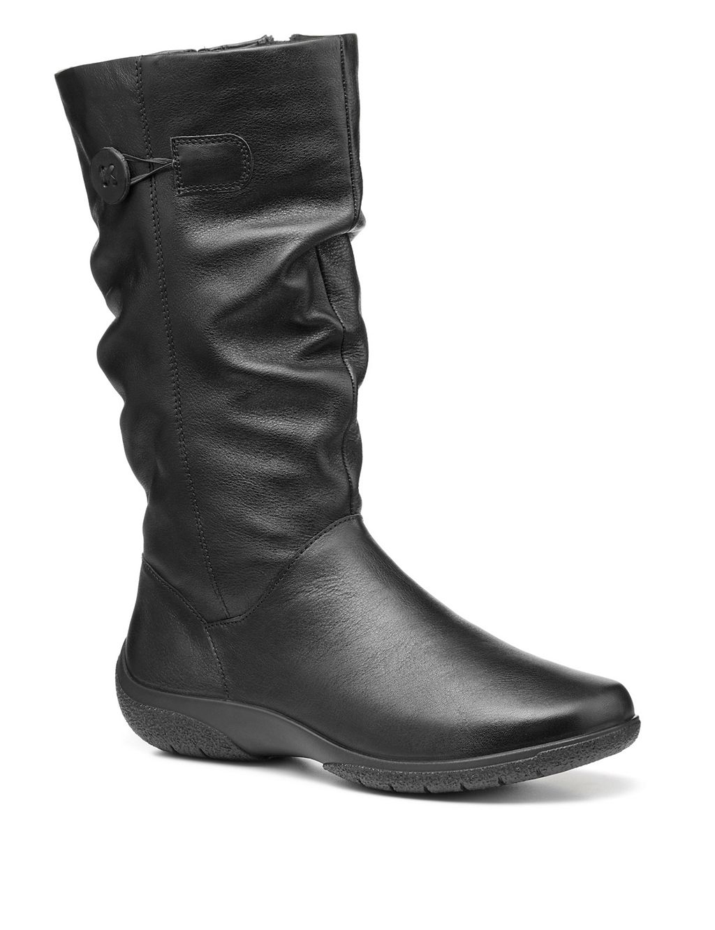 Derrymore II Wide Fit Leather Boots | Hotter | M&S
