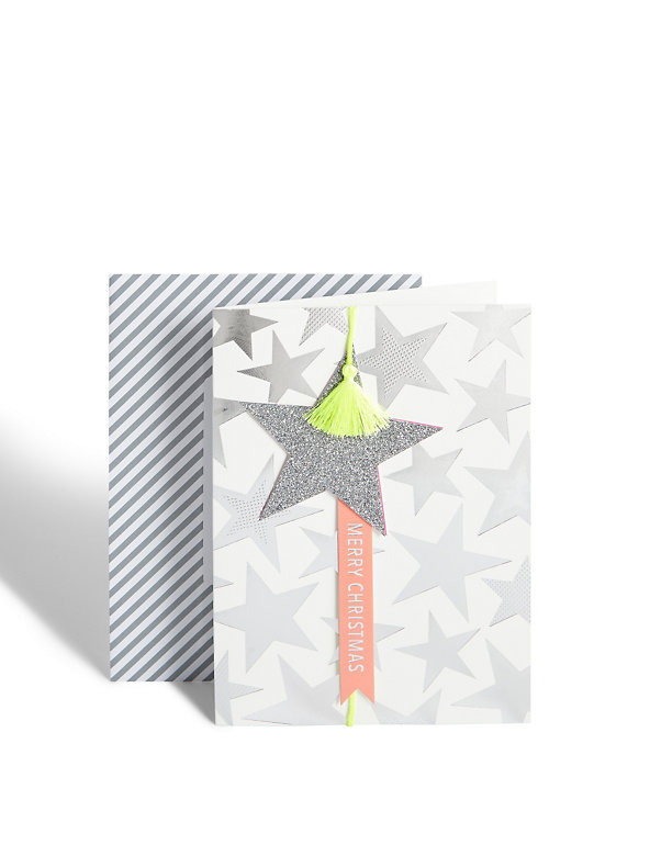 Designer Collection Star Christmas Card Image 1 of 2