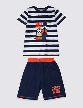 Despicable Me™ Minion Pure Cotton Pyjamas (3-14 Years) Image 2 of 4
