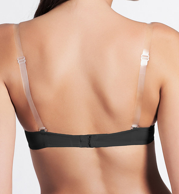 Invisible Adjustable and Detachable Clear Transparent Bra Straps bra solutions 
