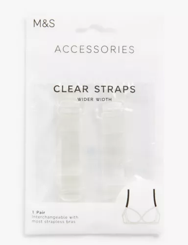 Detachable Clear Bra Straps - Wider Width 2 of 4