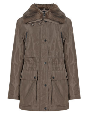 Detachable Faux Fur Collar Parka with Stormwear™ Image 2 of 5