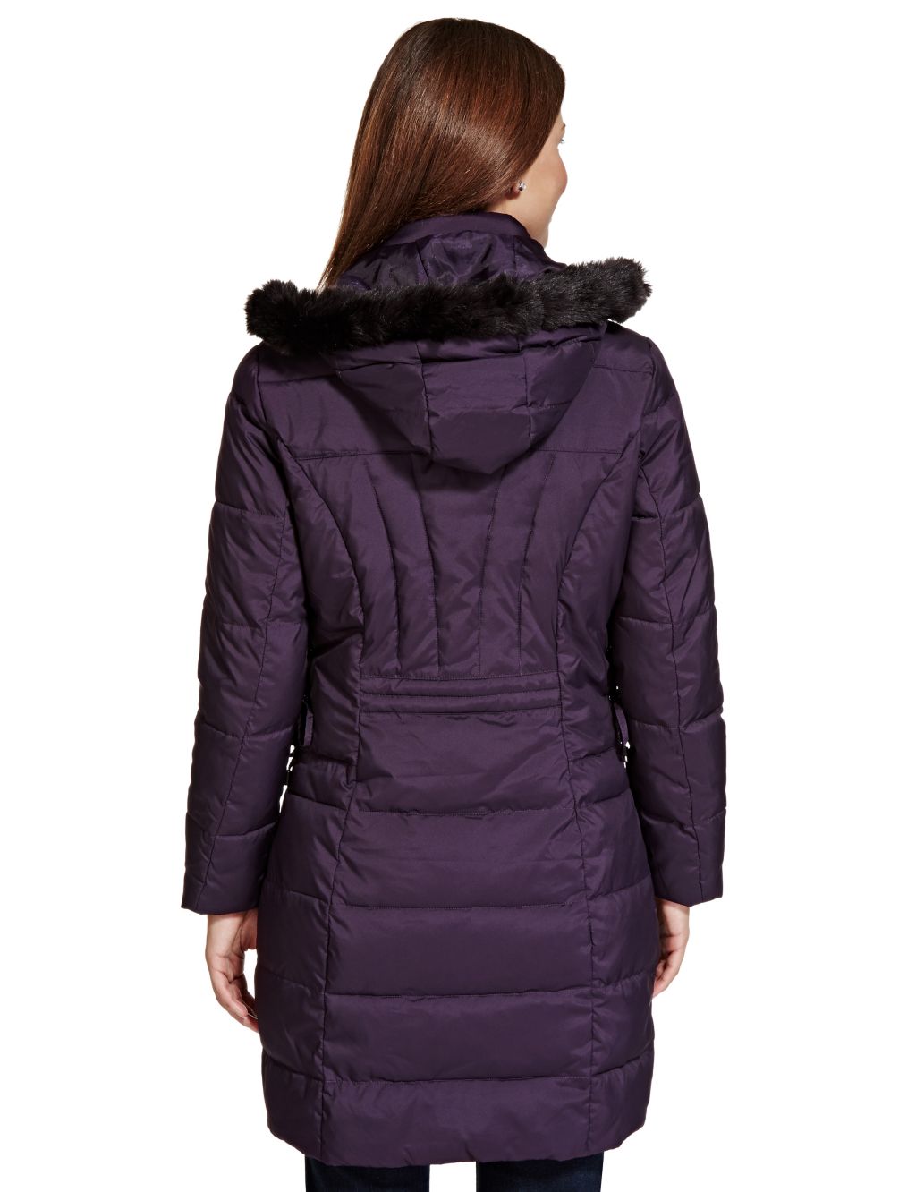 Detachable Faux Fur Trim Padded Coat with Stormwear™ 2 of 3